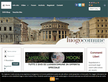 Tablet Screenshot of luogocomune.net